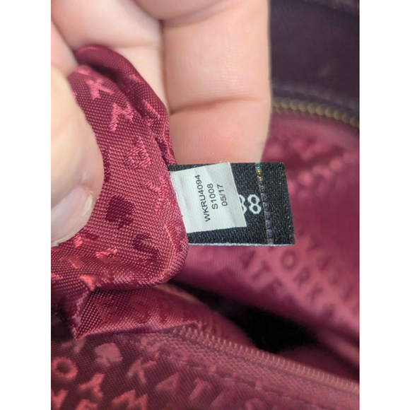 Kate Spade Dally Laurel Saffiano Leather Tote Plum Medium - Picture 16 of 16